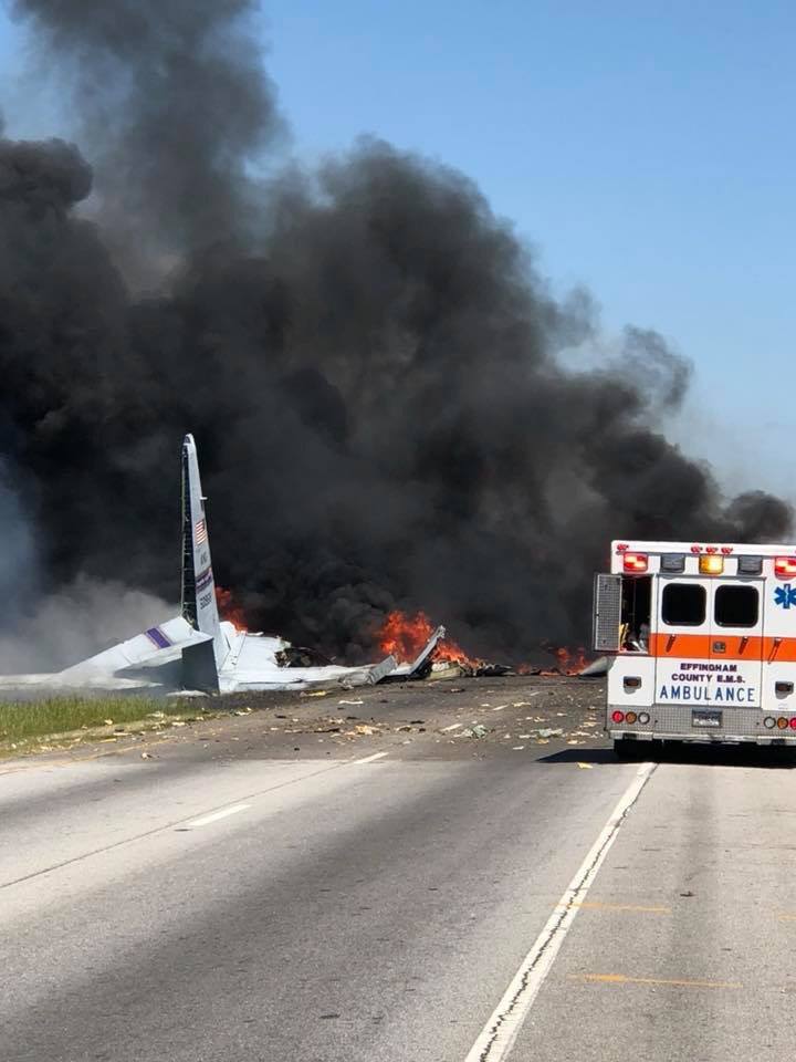 WC-130 Plane Crash in Georgia, US