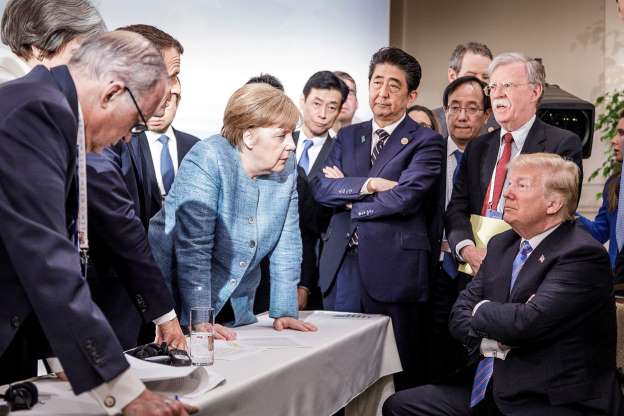 Just another day at the G7