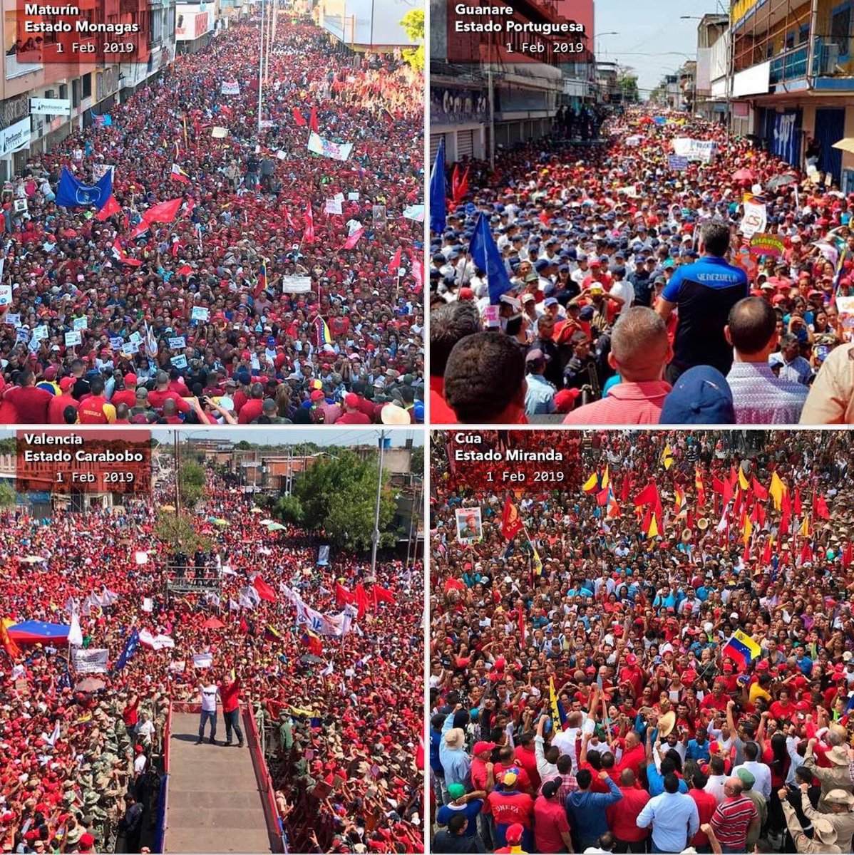 Maturin, Guanare, Valencia, y Cua, Venezuela