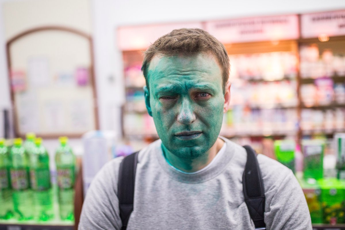Green Guy In Russia