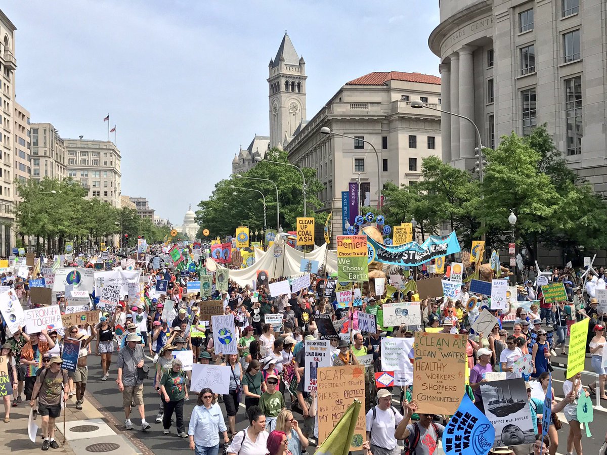 Climate Change March In DC