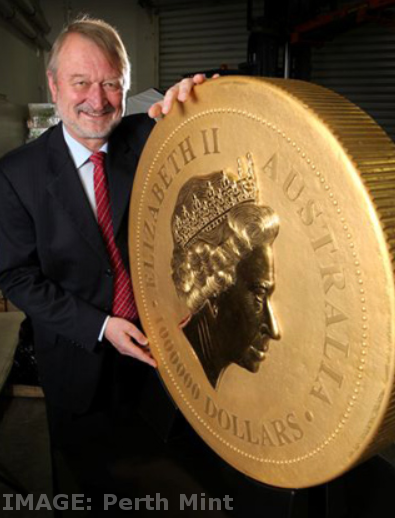 Giant coin visits NYSE EngineeringCareer